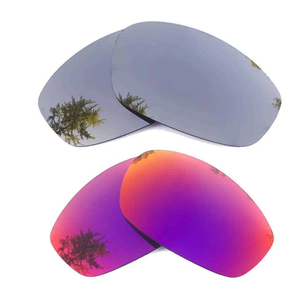 

Silver Mirrored & Midnight Sun Mirrored Polarized Replacement Lenses for Blender Frame 100% UVA & UVB