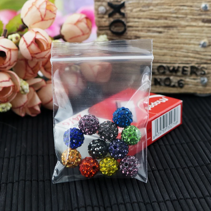 

6x8cm 500pcs 0.08mm PE Clear Self Sealing Zip Lock Bag/ Plastic Jewelry Packaging Bags Pouch /Transparent zipper reclosable bag