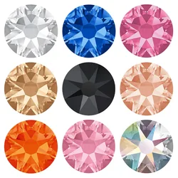 CTPA3bI 2088 8 Big 8 Small Hot Fix Crystal Best Rhinestones Glass Hotfix Strass Rhinestone Colors DIY Dresses Garment Decoration