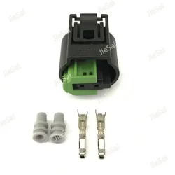 2 Pin 968405-1 1-967644-1 Female Tyco Fuel Injector Auto Plug Sensor Connector For BWM Porsche Benz