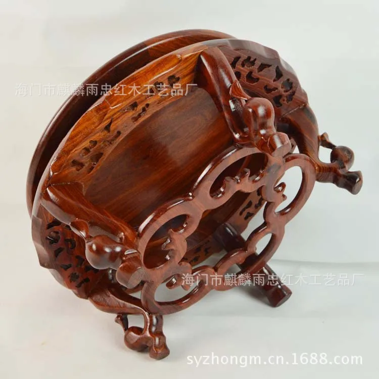 [Rain] small YE Tan Zhong mahogany Begonia Begonia several carved jade bonsai several tank base