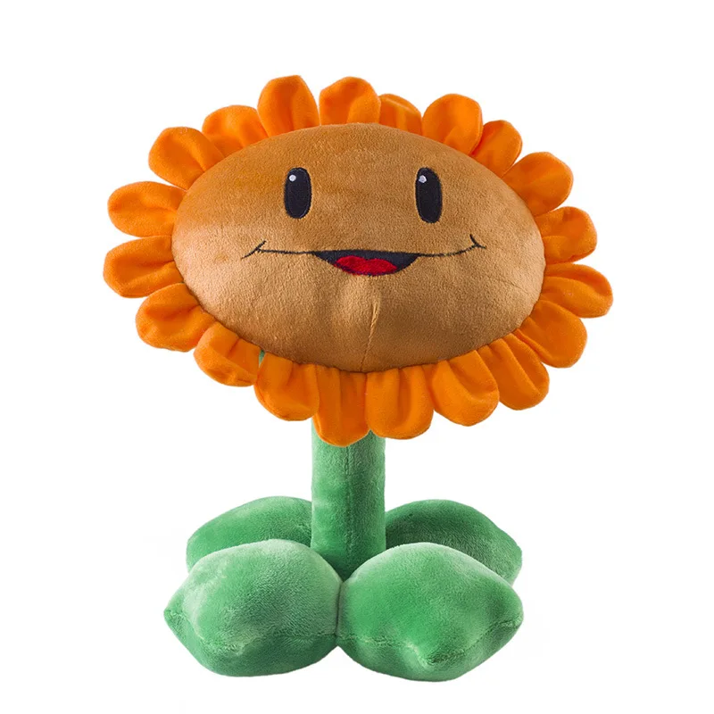 30CM Plants vs Zombies Peashooter Sunflower Squash Plush Toys Soft Stuffed Toys Game PVZ Plants Doll for Kid Children Xmas Gifts