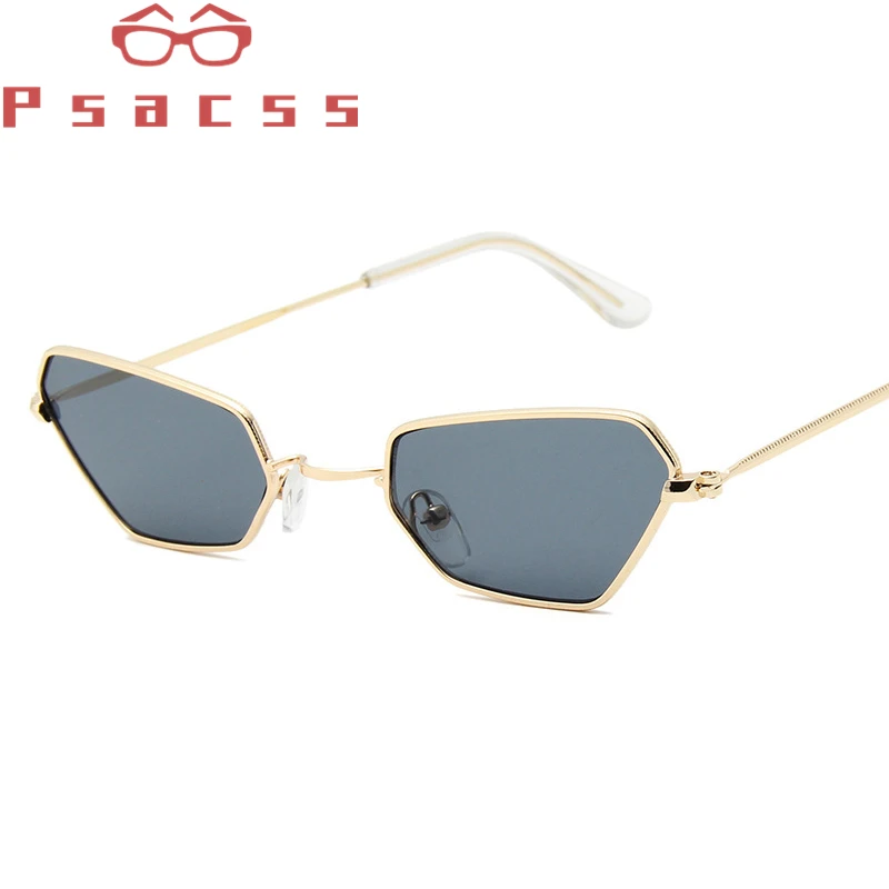 

Psacss 2019 Fashion Cat Eye Sunglasses Men Women Vintage Rainbow Color Retro Brand Designer Sun Glasses oculos de sol feminino