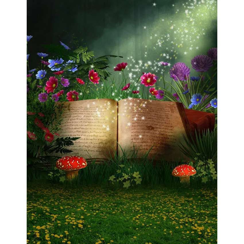 

LIFE MAGIC BOX Photography Backdrops Book Garden Vinyl And Floordrops Background For A Photo S-2323