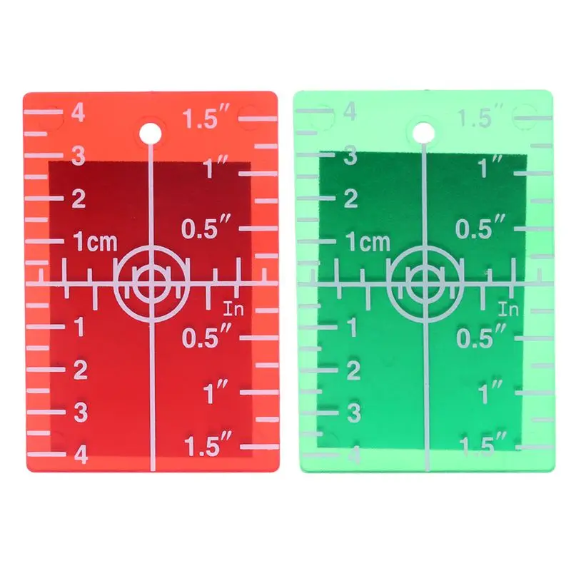 Laser Target for Green & Red Laser Level for Laser Distance Measurer/Laser Range Finder Lightweight Easy to Use