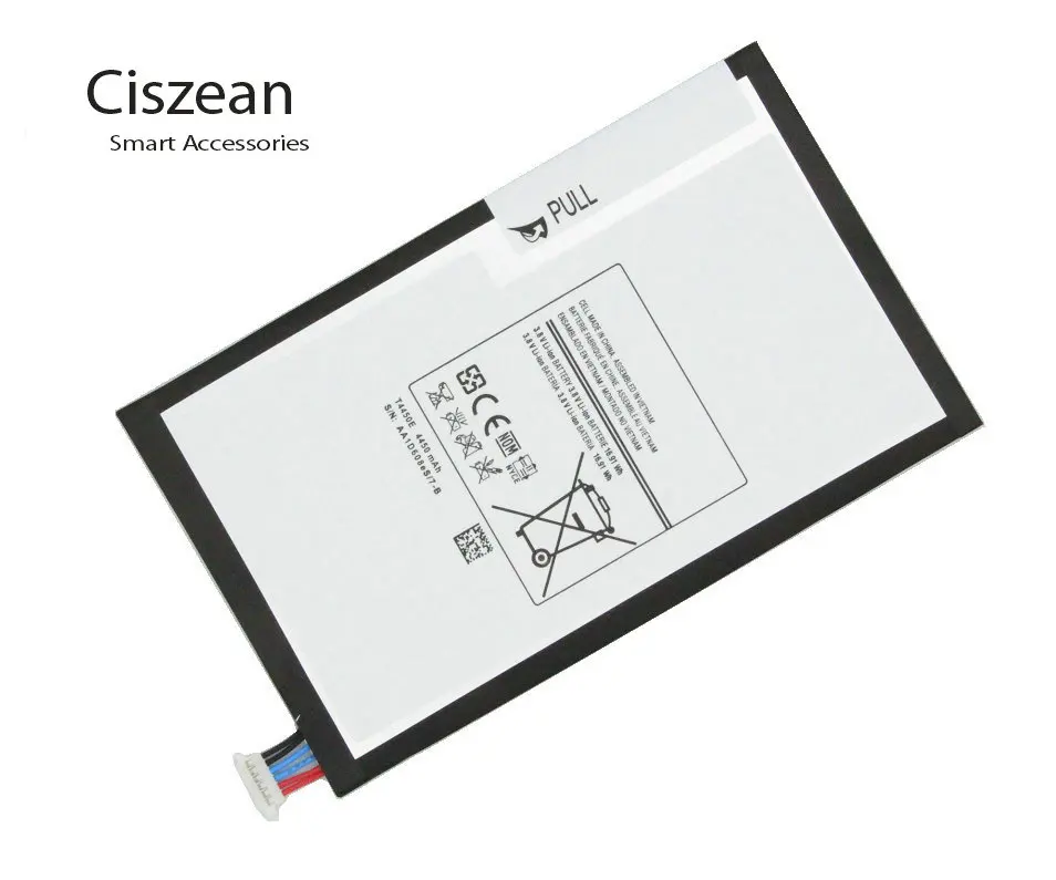 Ciszean 1x 4450mAh T4450E Replacement Battery For Samsung Galaxy Tab 3 8.0 T310 T311 T315 SM-T310 SM-T311 E0288 E0396 Tablet