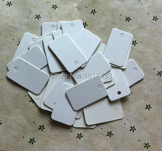 Free shipping 1000 pcs/lot cute blank white 350 gsm matte paper tag 2x3.3cm/baking price tag/clothing hang tag/gift swing tag