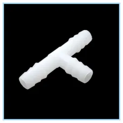 Plastic Barb Hose Fitting Tee 4mm 6mm 8mm 10mm 12mm 16mm 3 Way Hose Tube T-Shape Barb Plastic Fittings