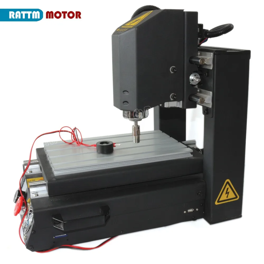 Cnc 2030 3-assige Desktop Router Graveermachine Met Noodstop Hoge Sterkte Staal + 400W Spindel