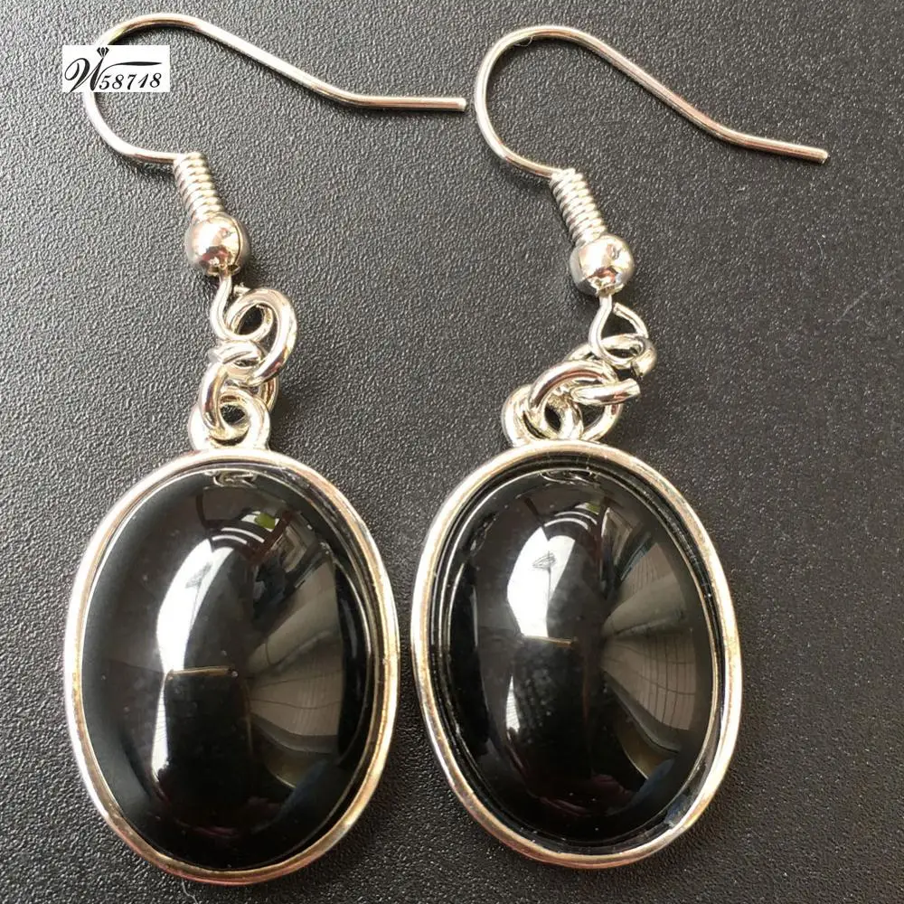 Goldstone Howlite Malachite Crystal Carnelian  Jaspe Aventurine Oval Women Men Dangle Earring WB704B