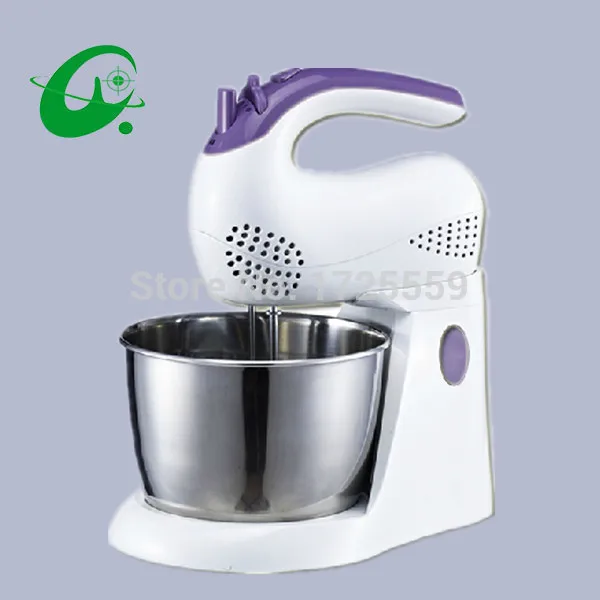 Tabletop Egg Mixer, Stainless Steel Mixer Hand-hold 220V Electric Mixer Egg Stiring And Dough Mixer