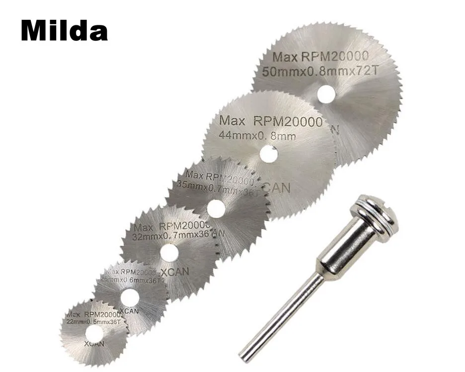 Milda 6 pieces HSS saw blades for dremel ratory tools dremel tools dremel accessories