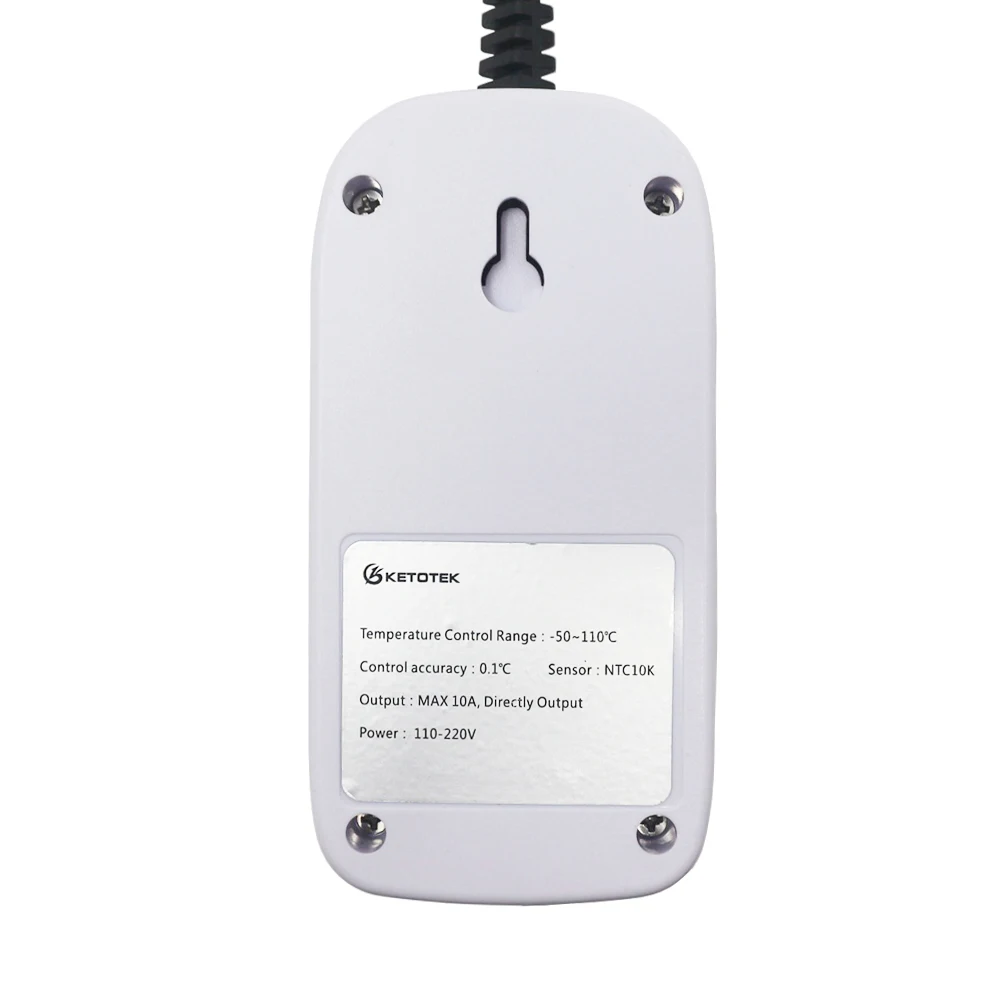 -50 ~ 110C Digitale Termostato Regolatore di Temperatura Interruttore Presa Spina di UE AC 110-220V Microcomputer Sensore NTC KT3008 KT3009