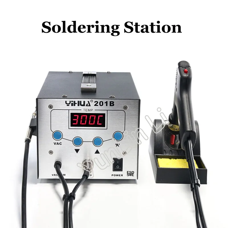 Soldering Station High Frequency Electric Suction Tin Gun Anti-static Suction Machine 201B