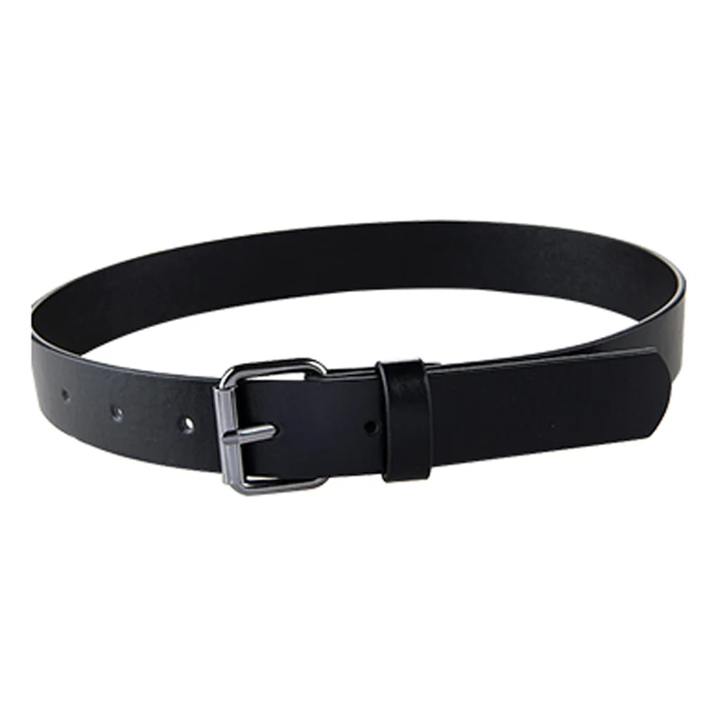 Ceinture en cuir PU de haute qualité pour étudiants adolescents, sangles de taille noires, Cowboy, stylistes, pour enfants garçons et adolescents