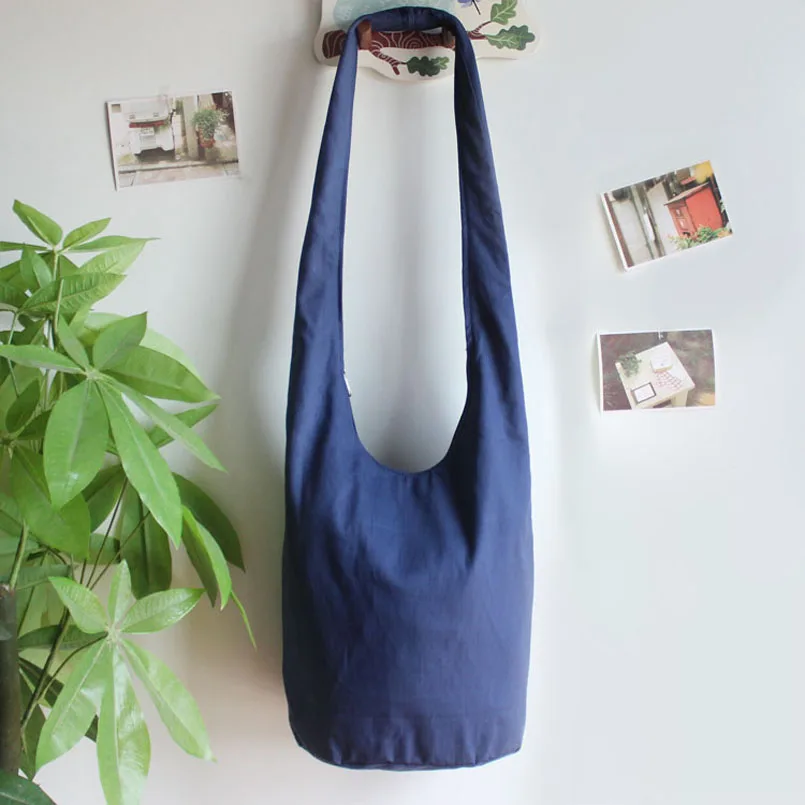 Sacs à bandoulière en toile de coton pour hommes et femmes, sac à main à bandoulière, sac à main de voyage, sac initié, haute qualité