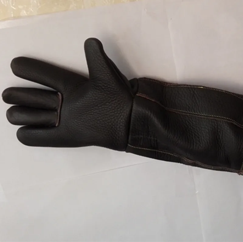 Anti bite gloves 60cm safety long gloves high quality for catch animal like dog,cat,reptile,snake Pets random color delivery