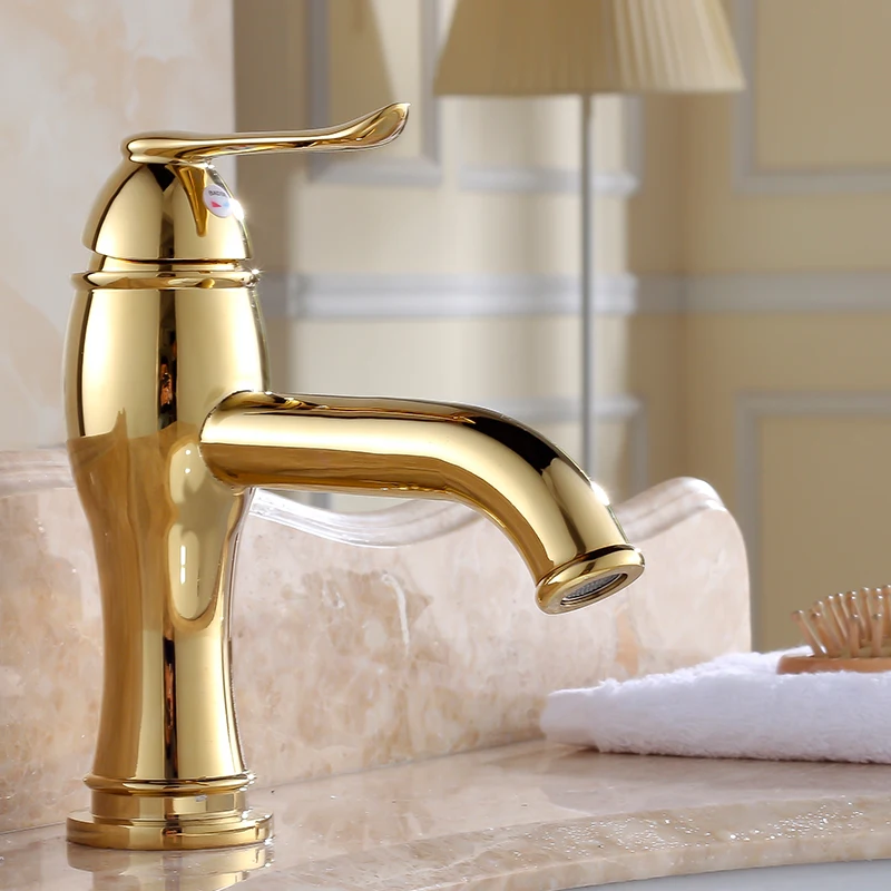 Brass water kitchen basin faucet mixer pull out, Vintage toilet basin faucet gold, Antique bathroom sink basin faucet hot cold