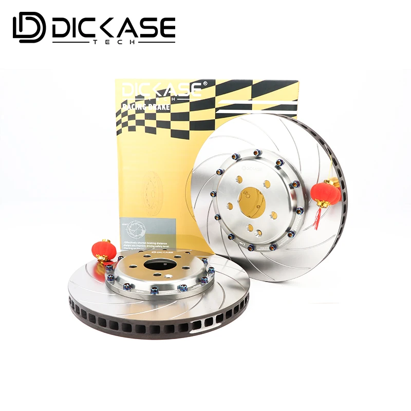 Dicase Auto Replacement Part brake disc with center bell for 6pot  brake kit Brake System for BMW/Benz/Audi/Honda/Kia/vw/Suba