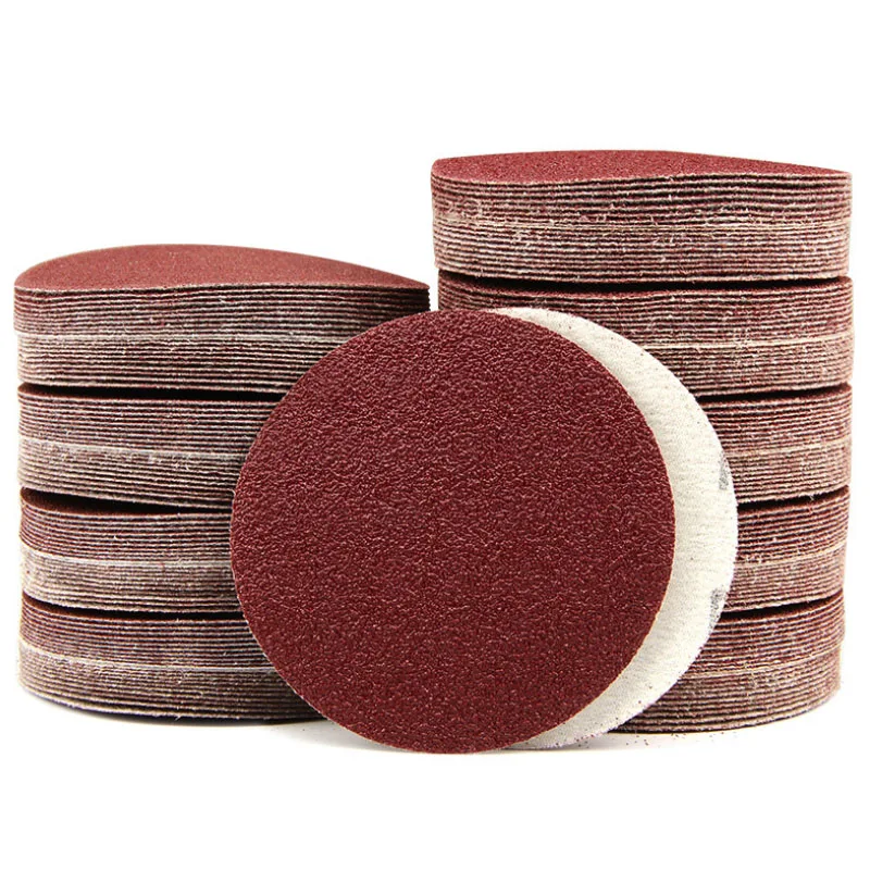 

5-Inch/120mm Sanding Disc 40-2000 Grits Aluminum Oxide Flocking Back Sandpapers for Sanders 100 Pcs