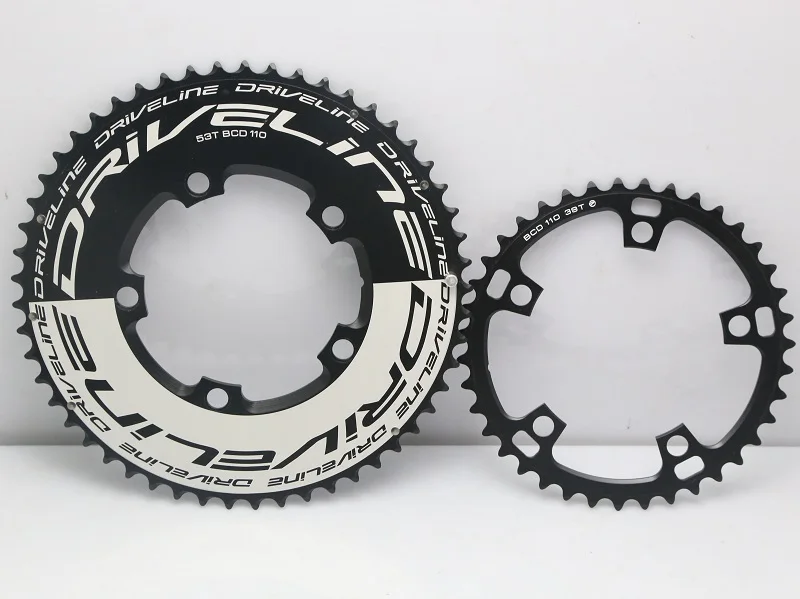 DRIVELINE-MTB RoadBike Chainring, CNC 53/39, 110BCD, 130BCD