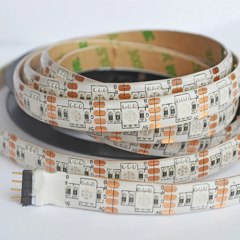 [DENGSUM]USB LED Strip lamp 2835SMD DC5V Flexible LED light Tape Ribbon 1M 2M 3M 4M 5M HDTV TV Desktop Screen  Bias lighting