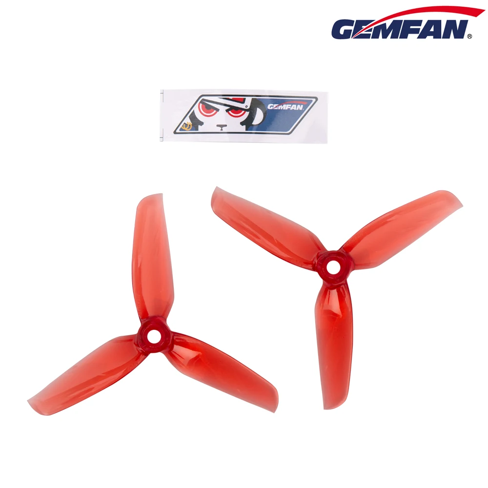 12 pares gemfan 4032 4 polegadas 3 lâminas cw ccw hélice prop compatível 1406 2205 motor sem escova para fpv drone peça de reposição