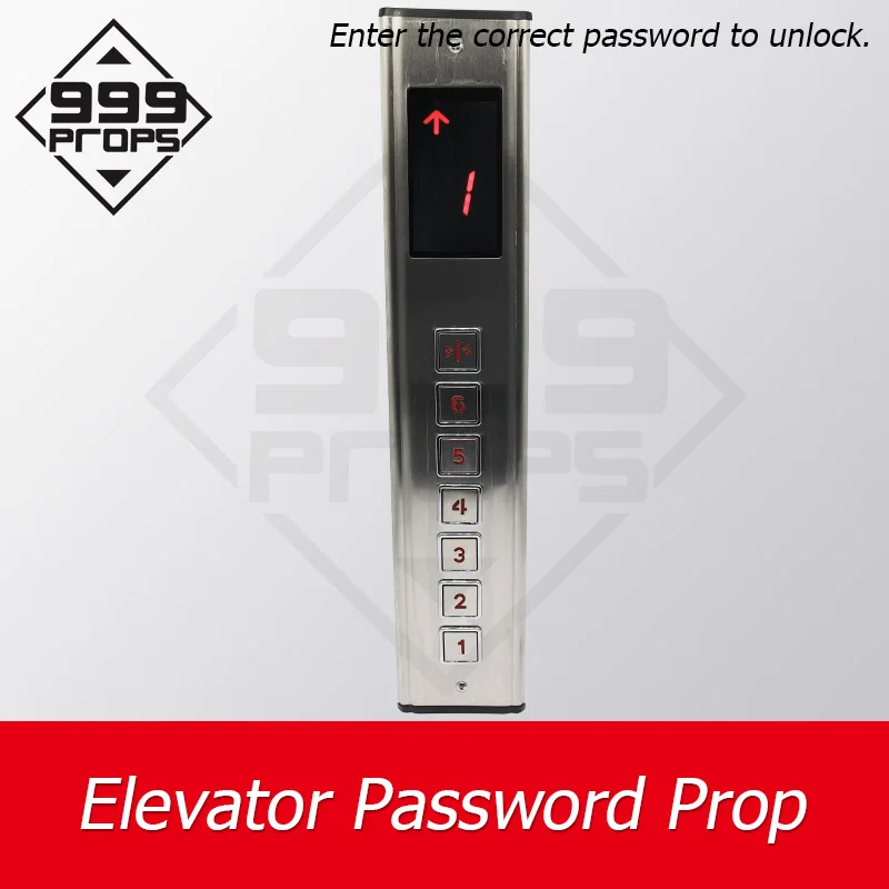 Elevator prop live escape room game elevator prop input correct password to unlock room escape devices