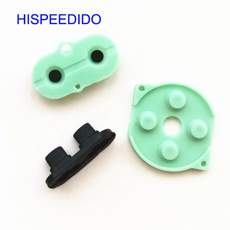 HISPEEDIDO 2sets Rubber Conductive Buttons For Nintendo For Game Boy Color GBC Silicone Pads Buttons A-B D Pad Start Keypads