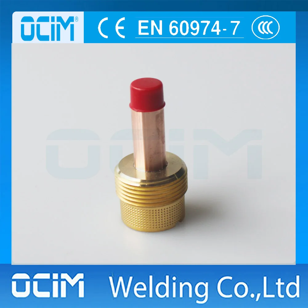 TIG Collet Corpo Jumbo Tocha De Soldagem, Lente De Gás De Grande Diâmetro Fit, WP 17 18 26 Série, 5Pcs