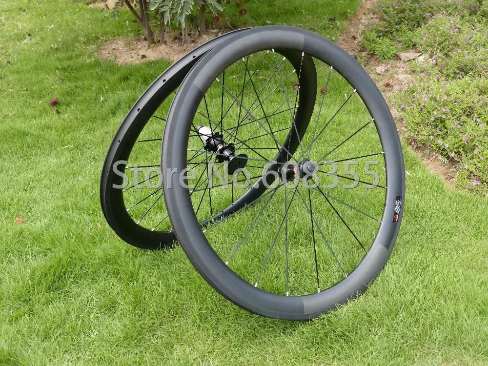 

3k UD Carbon Matt Glossy Road Bike Clincher Wheelset width 20.5mm 23mm 25mm Bicycle Wheel Rim 700C 50mm