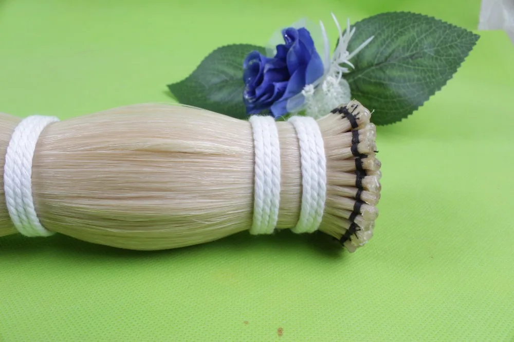 

Yinfente 250g 85cm AAA violin viola cello Mongolia natural white bow hair horse tail hair length