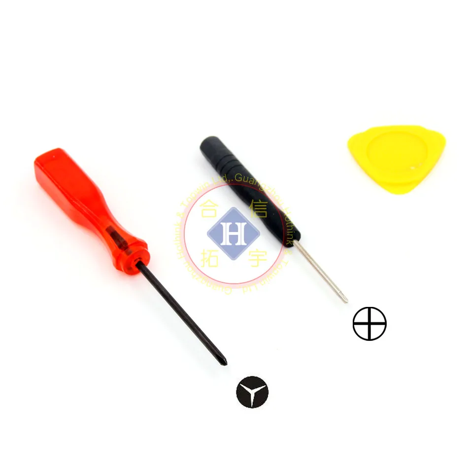 HOTHINK Y + Phillips screwdriver with Pry opening tool For WII remote controller / GBM / DS Lite / 3DS