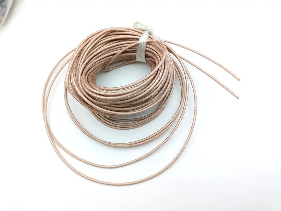 20M/50M/100M RF Coaxial Cable 50ohm M17/113 RG316 Single Shielded Resistant to high temperature 250 ℃