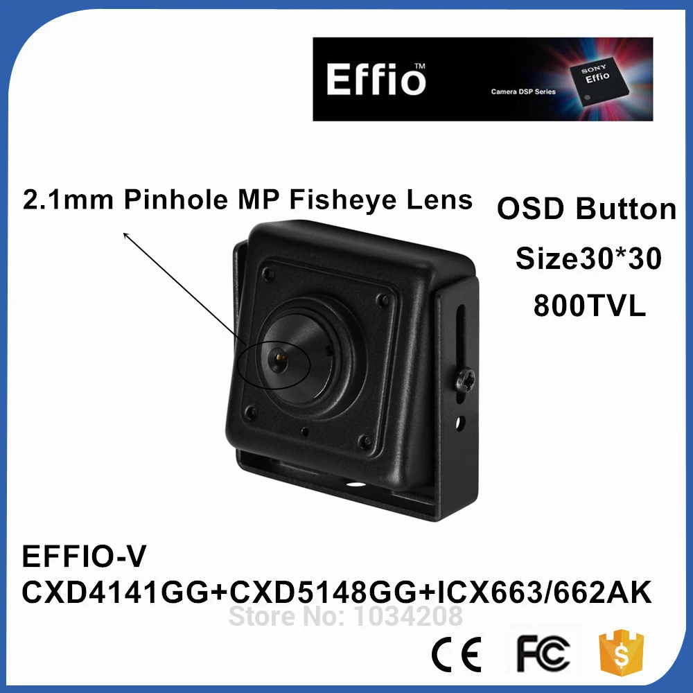 

30x30 мм 1/3 "SONY Effio-V 800TVL True WDR мини квадратная камера 2,1 мм контактный отверстие объектива OSD 4141 + 663 \ 662 для камеры ATM в соответствии с лицом