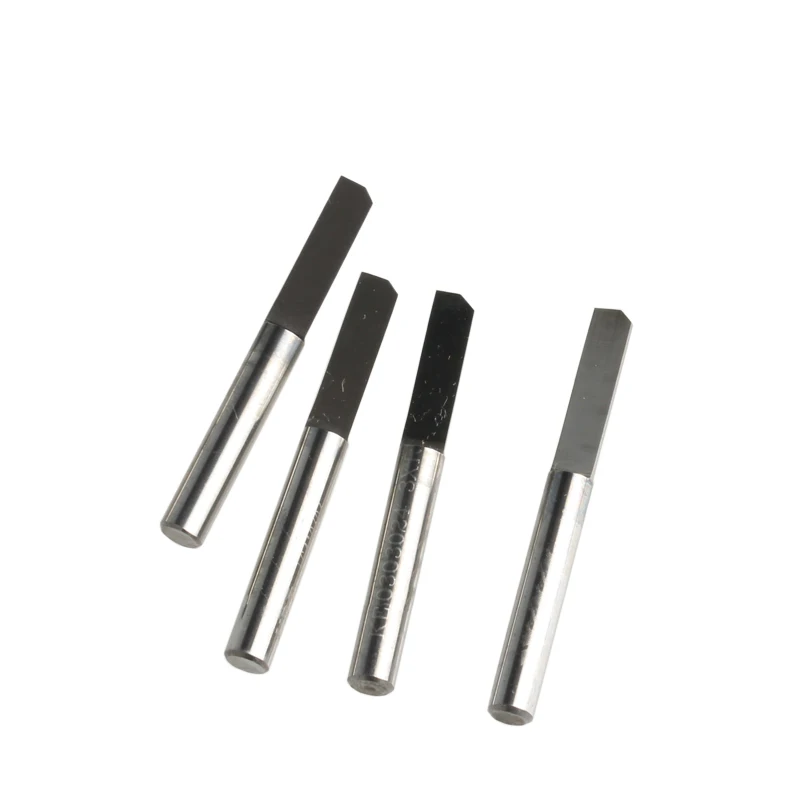 5pcs 4*15mm half straight bits carbide engraving cutters for carving cutting pvc, acrylic, MDF, wood, color plate, ABS