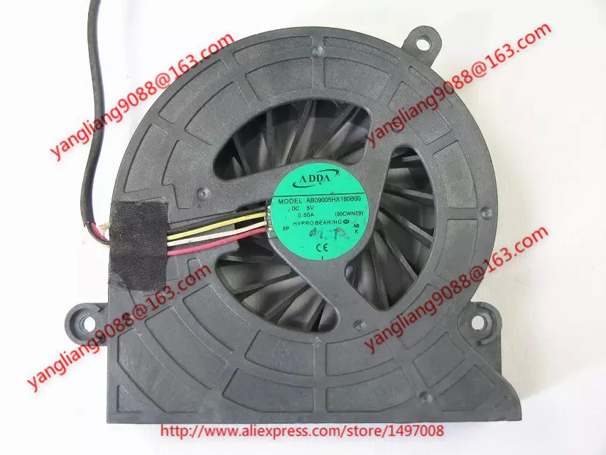 

ADDA AB09005HX180B00 00CWNZ9 DC 5V 0.50A Server Cooling Fan