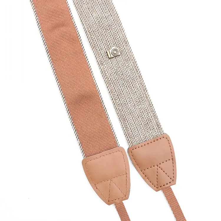 Camera Shoulder Strap Universal Adjustable Cotton Leather Neck Belt Weave Holder For Canon Sony Nikon DSLR Accessories Part