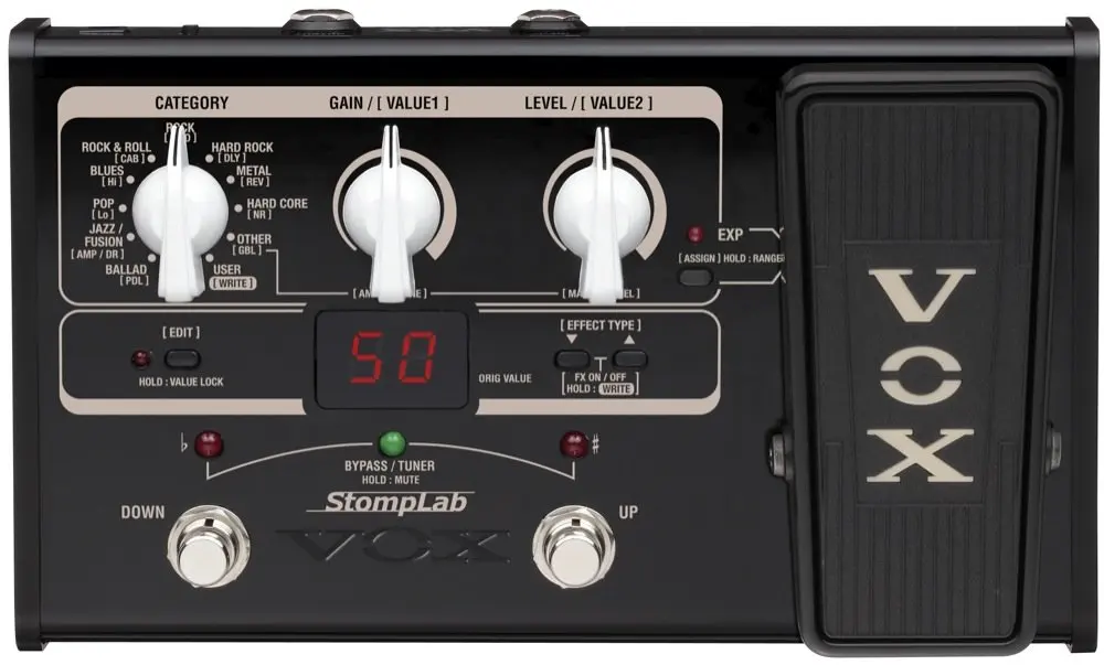 

Vox StompLab IIG 2G Modeling Guitar Effect Processor