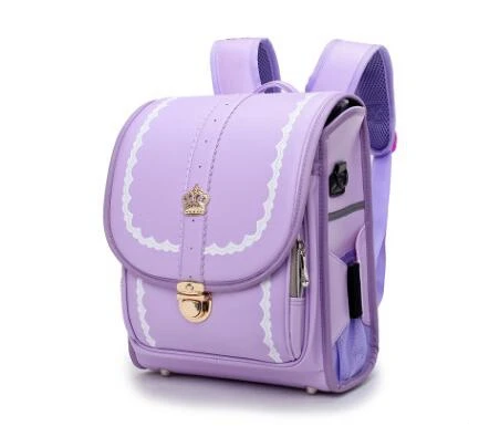 2019 kid Orthopedic School Bag Children Japan Backpack For girls PU Hasp Randoseru Japanese Style Kids school backpack Bags