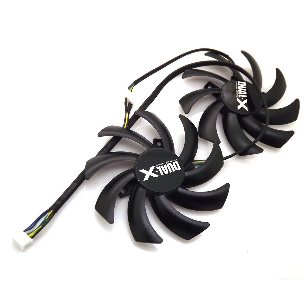 2pcs/lot FD7010H12S 85mm For Sapphire R9 280X VAPOR-X R9 270X HD7950 HD7970 Graphics Card Cooling Fan 4Pin