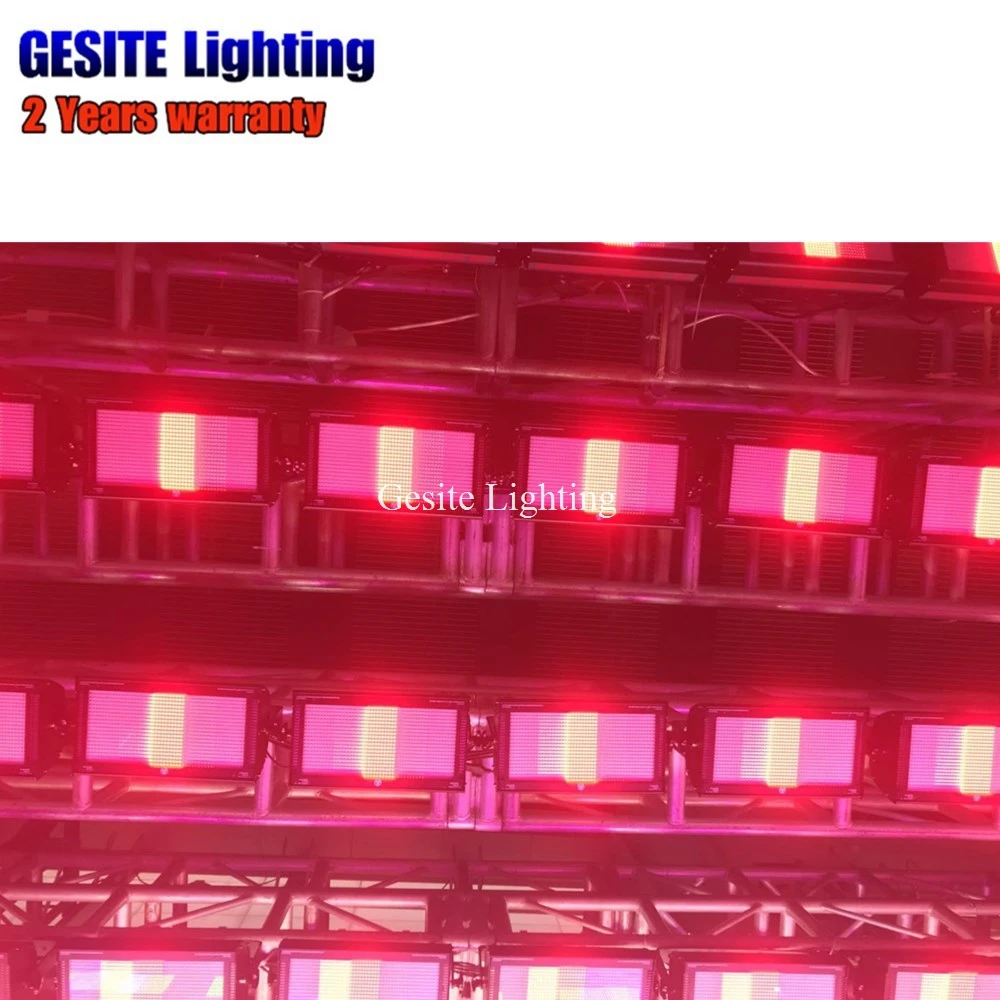 

rainbow effect GST-B1000RGB 1000W Led Strobe Light Red/Green/Blue Mixing 3pin/5pin Build In