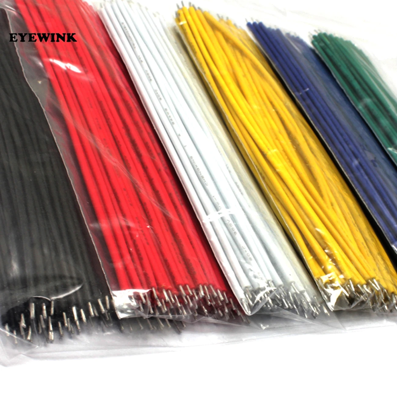 300PCS Tin-Plated Breadboard PCB Solder Cable 24AWG 10CM Fly Jumper Wire Cable Tin Conductor Wires 1007-24AWG Connector Wire