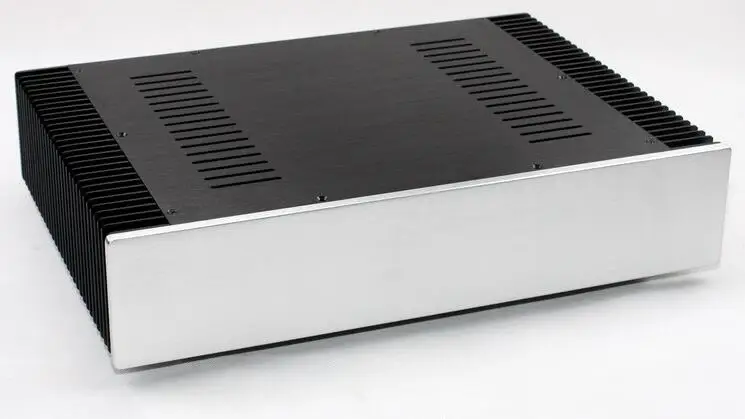 

LL4309 Aluminum Enclosure power amplifier chassis Class A AMP box dual heatsink