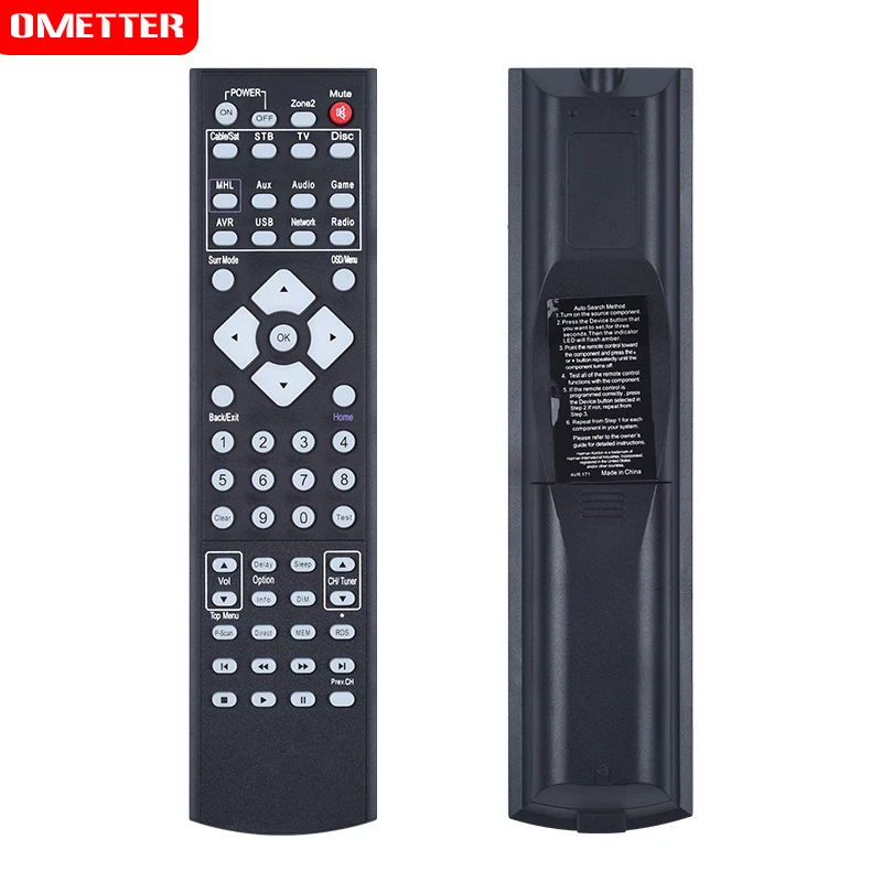 Remote Control for HARMAN KARDON Amplifier AV Receiver HK 3770 AVR171 | AVR171S | AVR171S/230C 1515S AVR1610S AVR1610  AVR1710S