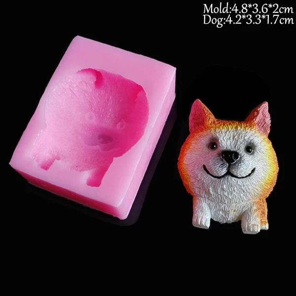 New 25 differs Dogs Silicone Mould Fondant Mold Chocolate Gumpaste,Chocolate ,Sugarcraft ResinTools  Cake Decorating Tools  C340