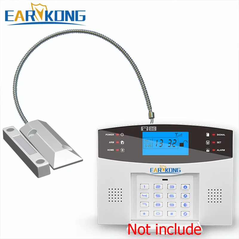 Sistema de alarme de segurança contra roubo, à prova d'água, com fio, para janela e porta