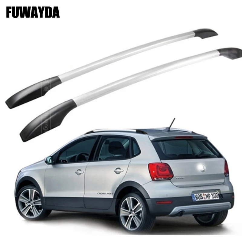 

FUWAYDA car styling stickers decoration for Volkswagen Polo car roof rack aluminum alloy luggage rack punch Free 1.3 meters