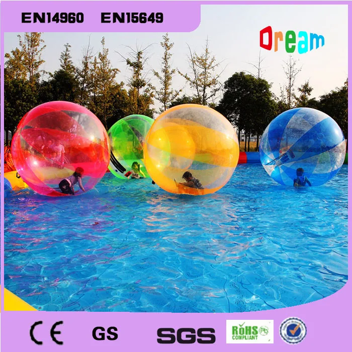 1.8m 0.8mm PVC Inflatable น้ําลูกเดินมนุษย์หนูแฮมสเตอร์ Ball Inflatable Zorb Ball Body Zorb Ball เล่นน้ํา