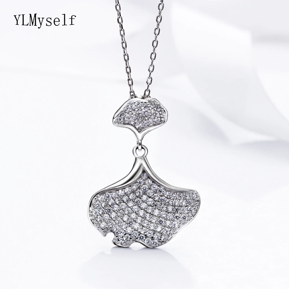 

Maple leaf design sterling silver pendant beautiful necklace top quality jewelry suspension trendy 925 silver pendants